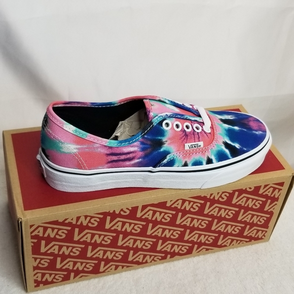 Van's off the Wall Tie Dye Multi True Sneaker Sz8 - Picture 6 of 8